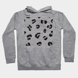 Leopard print cute brown Hoodie